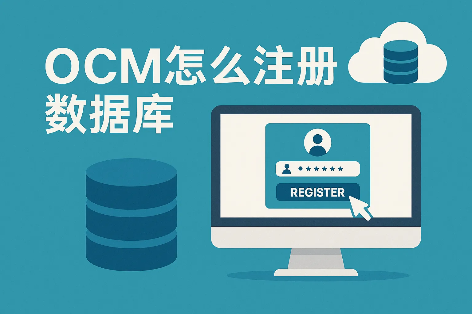 ocm怎么注册数据库