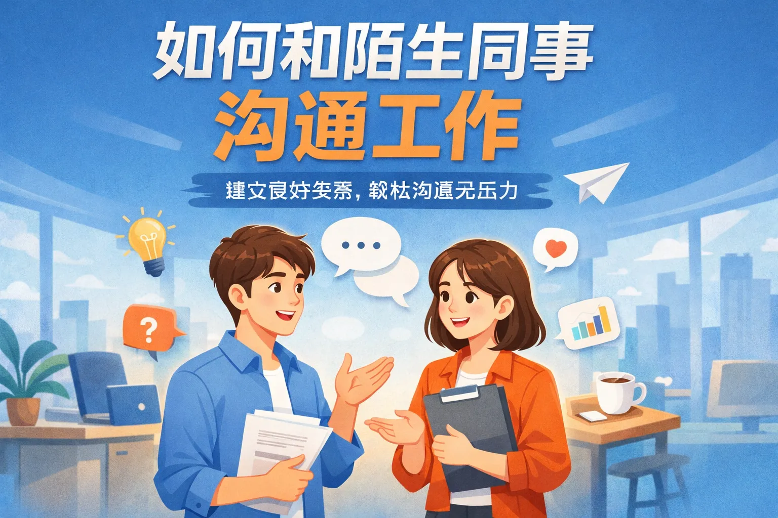 如何和陌生同事沟通工作