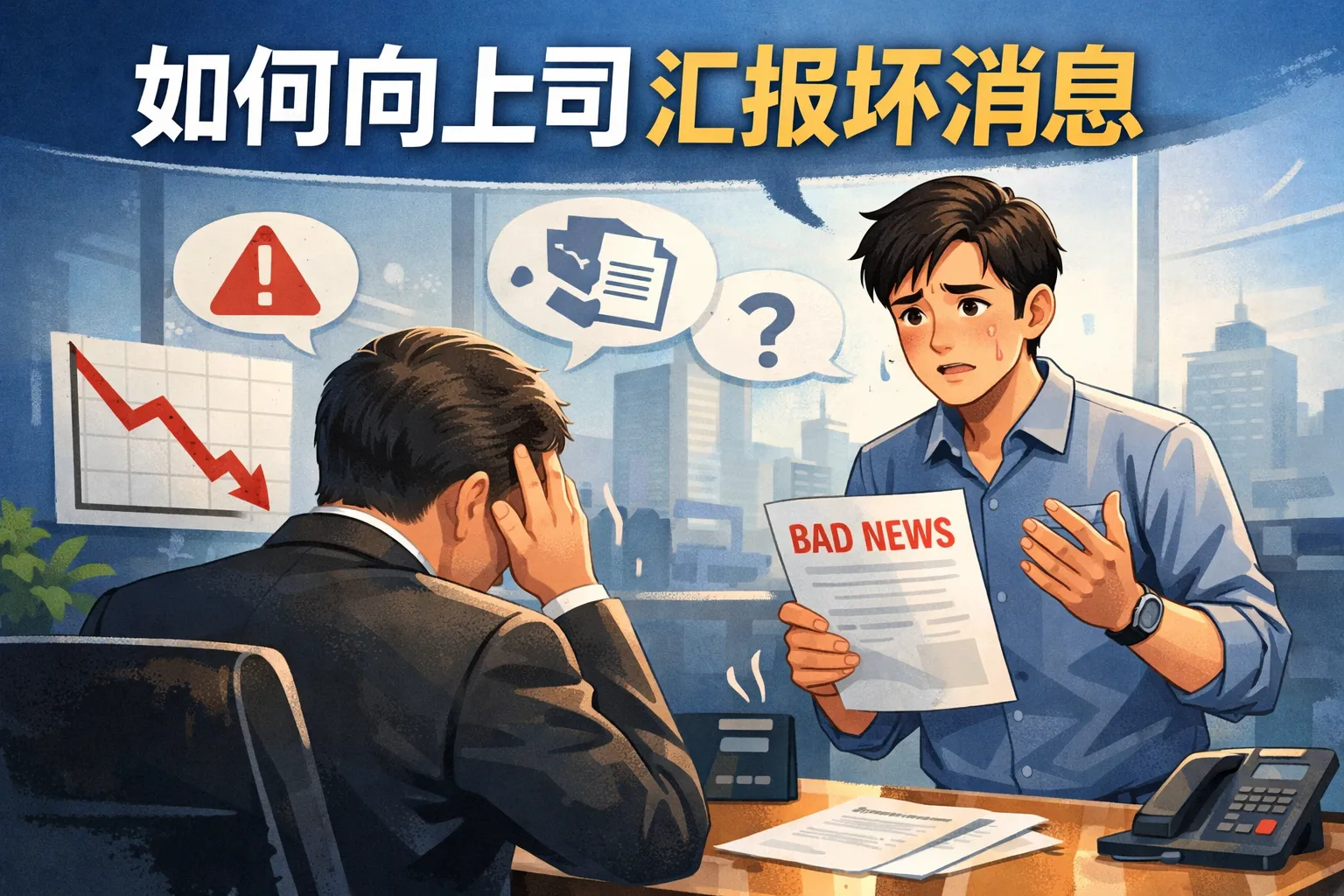 如何向上司汇报坏消息