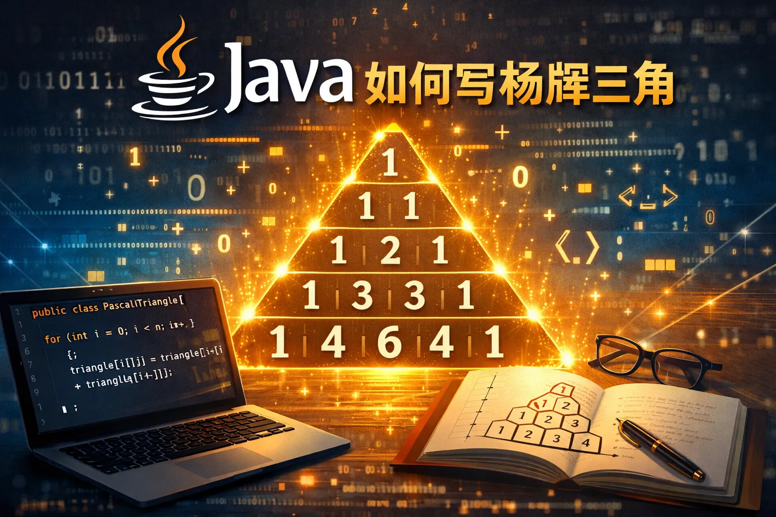 java如何写杨辉三角