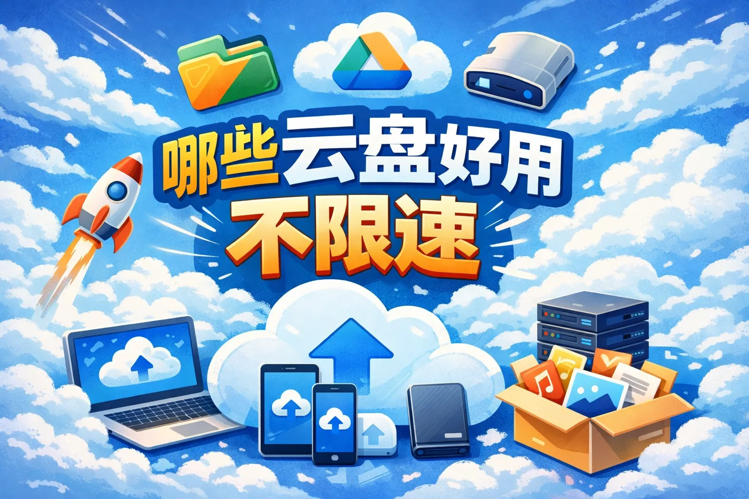 哪些云盘好用不限速