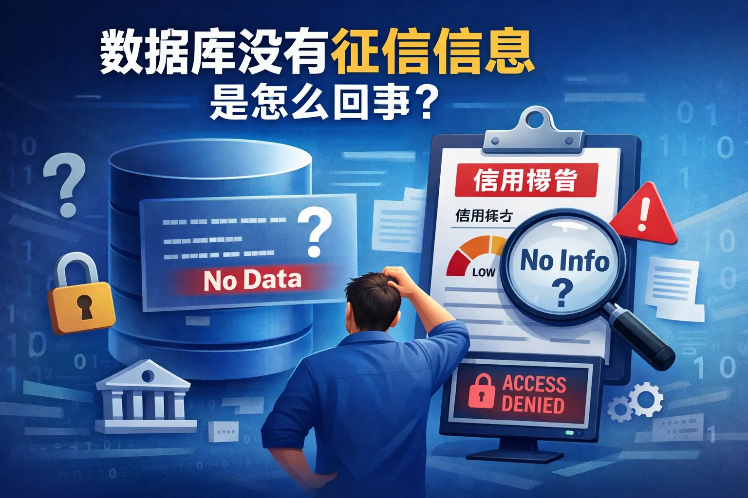 数据库没有征信信息是怎么回事