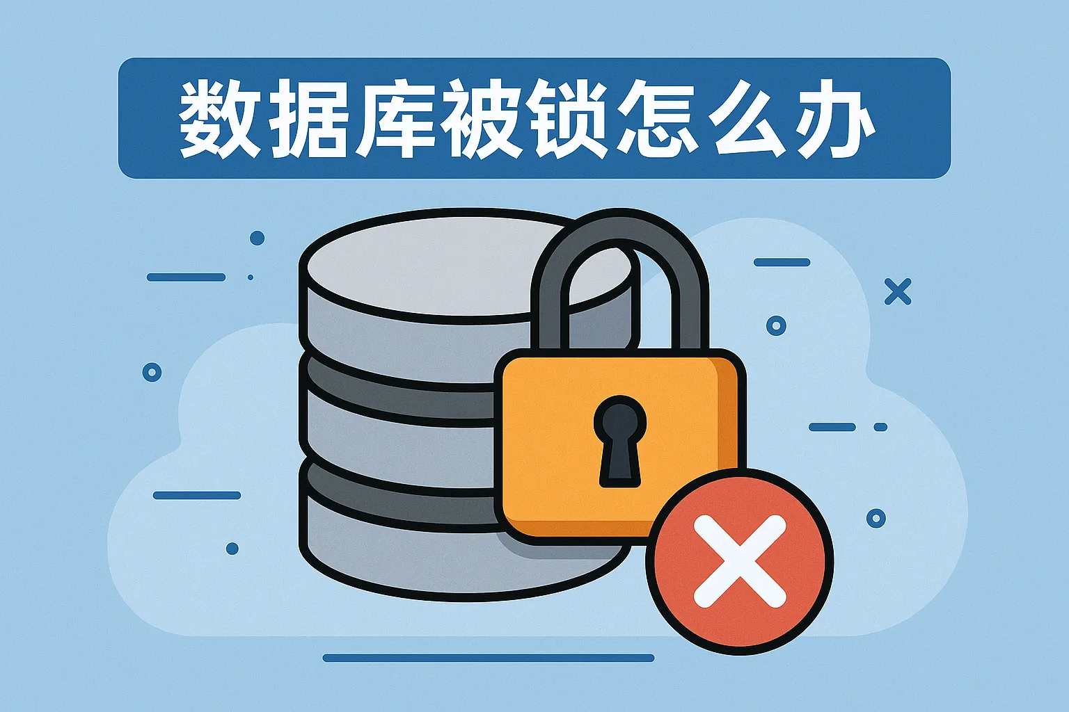 数据库被锁怎么办