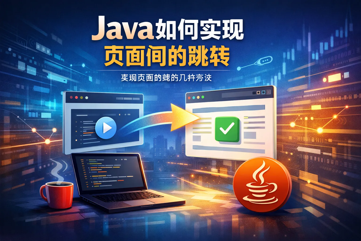 java如何实现页面间的跳转