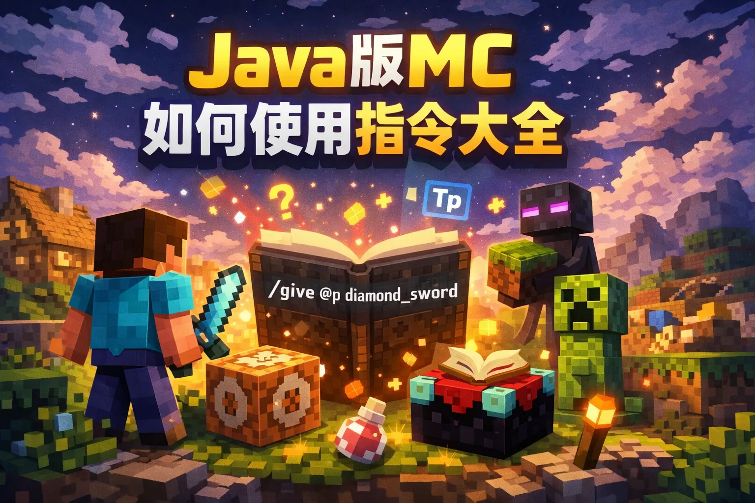java版mc如何使用指令大全