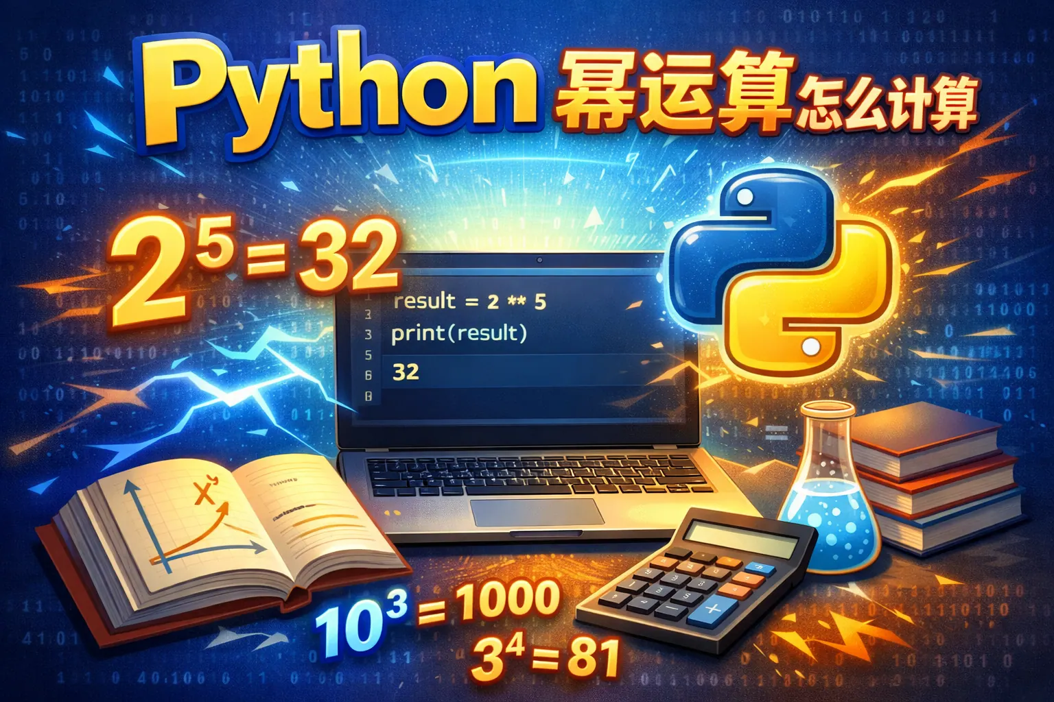 python幂运算怎么计算
