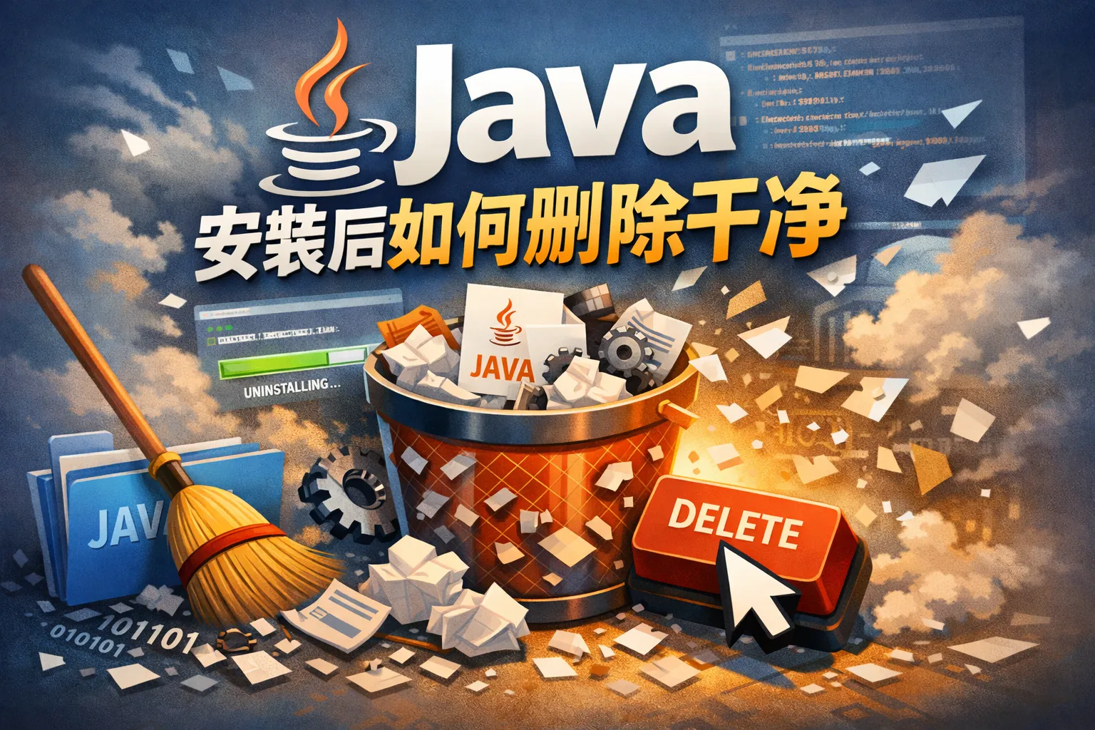 java安装后如何删除干净