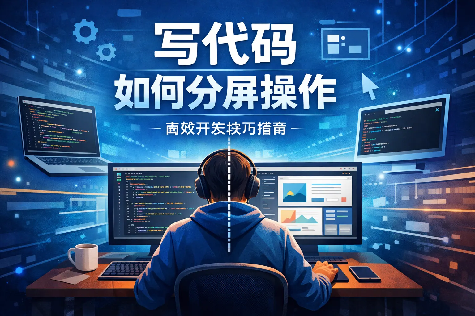 写代码如何分屏操作