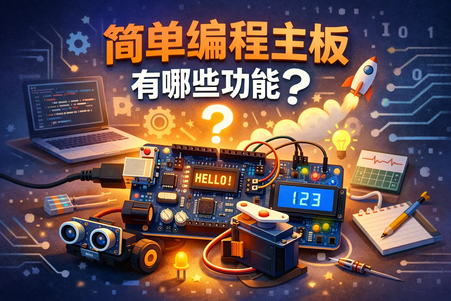 简单编程主板有哪些功能