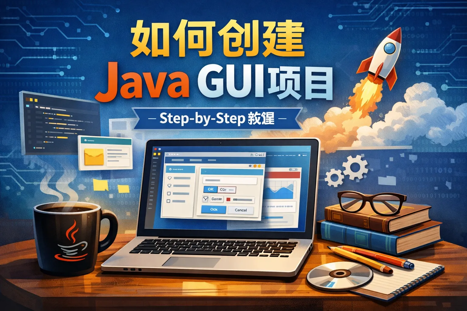如何创建java GUI项目
