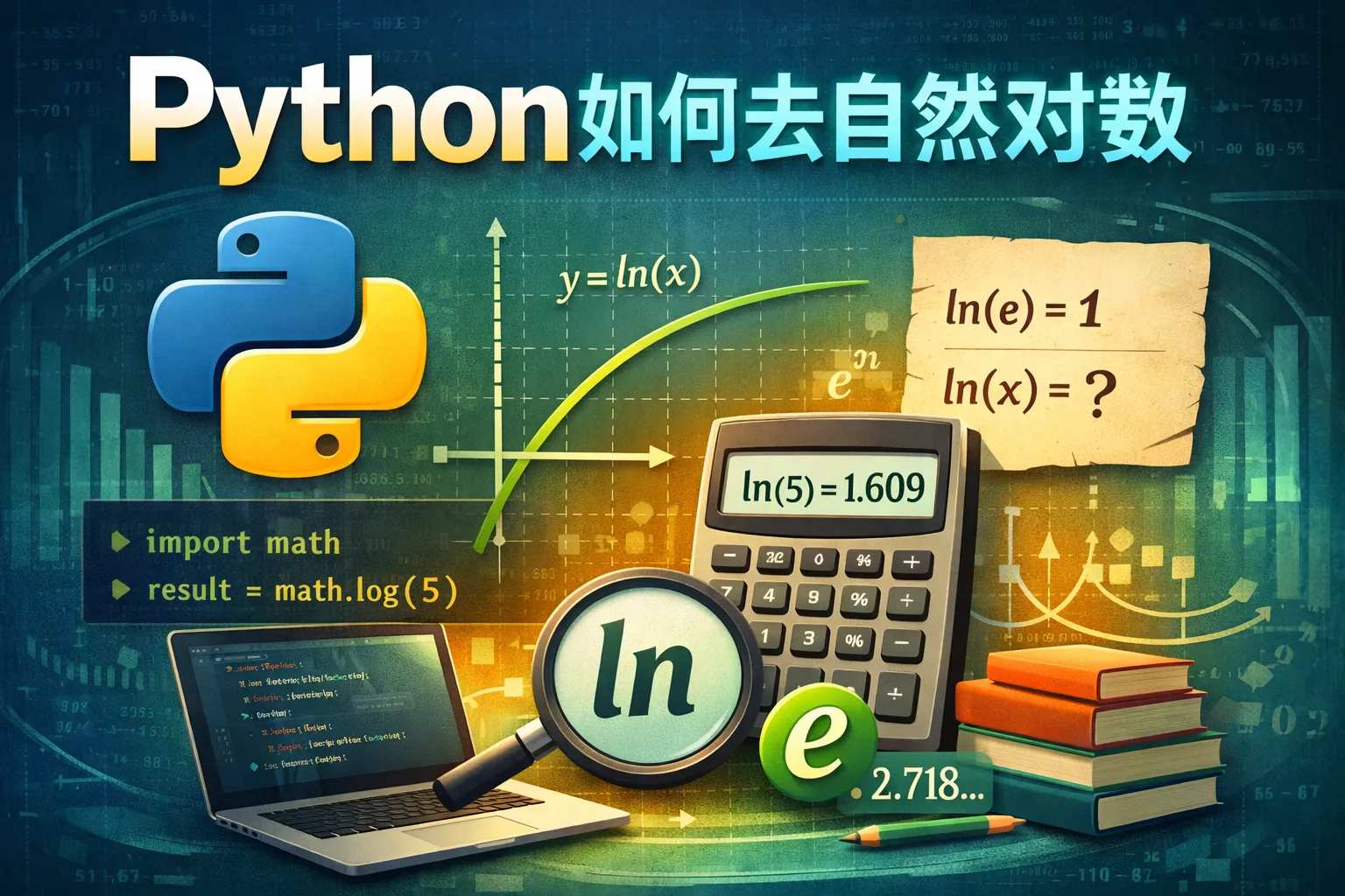 python如何去自然对数