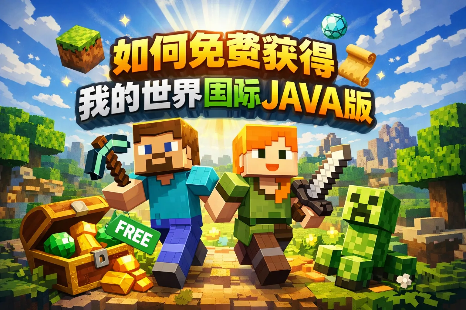 如何免费获得我的世界国际java版