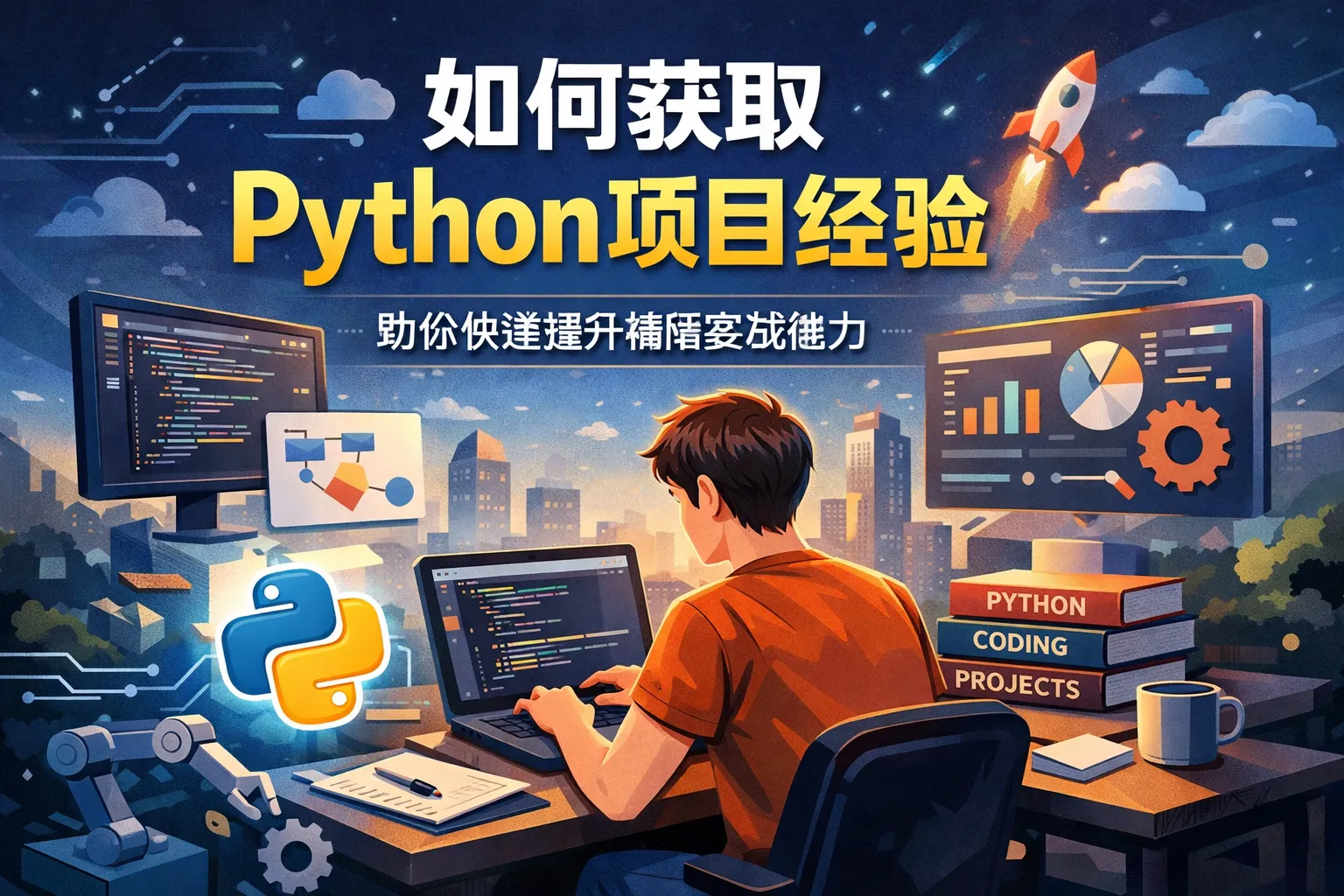 如何获取python项目经验