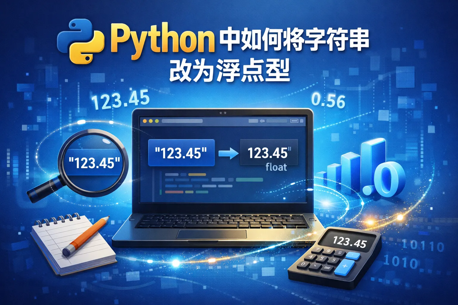 python中如何将字符串改为浮点型