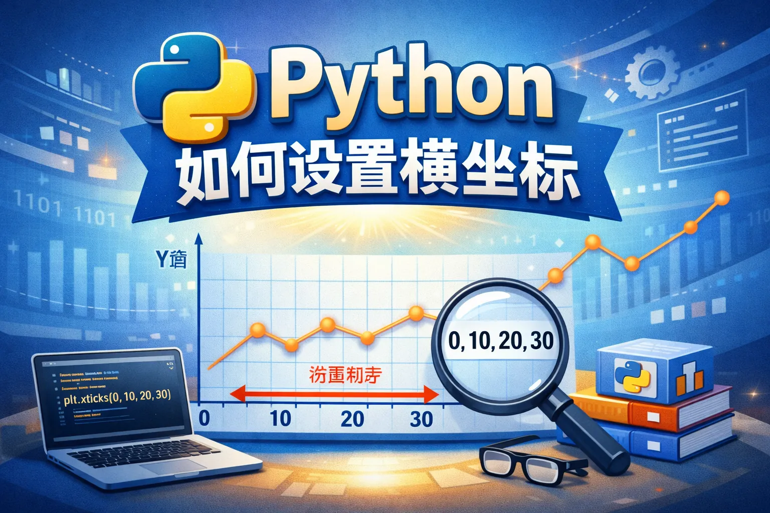 python如何设置横坐标