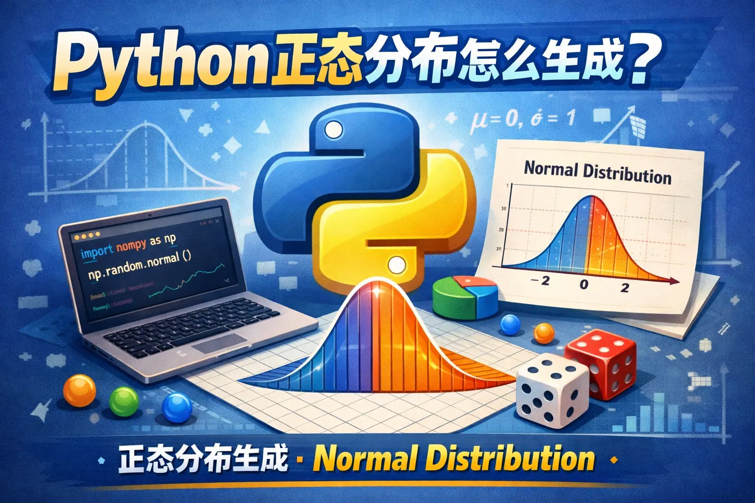 python正态分布怎么生成