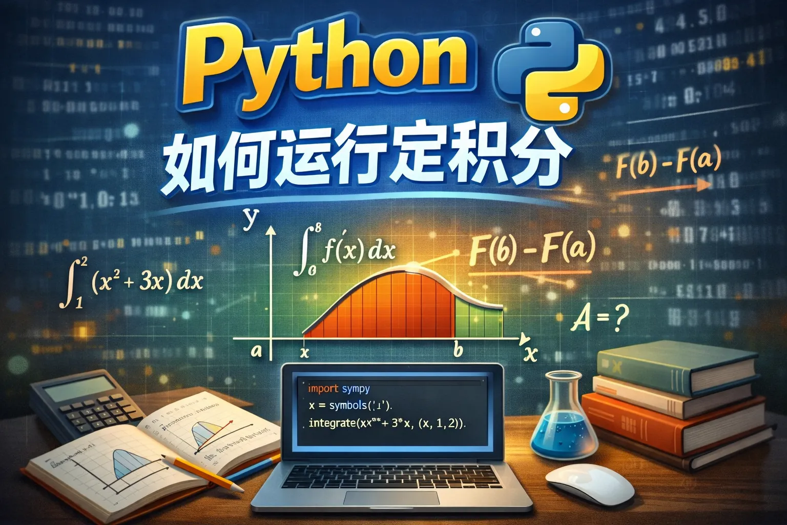python如何运行定积分的