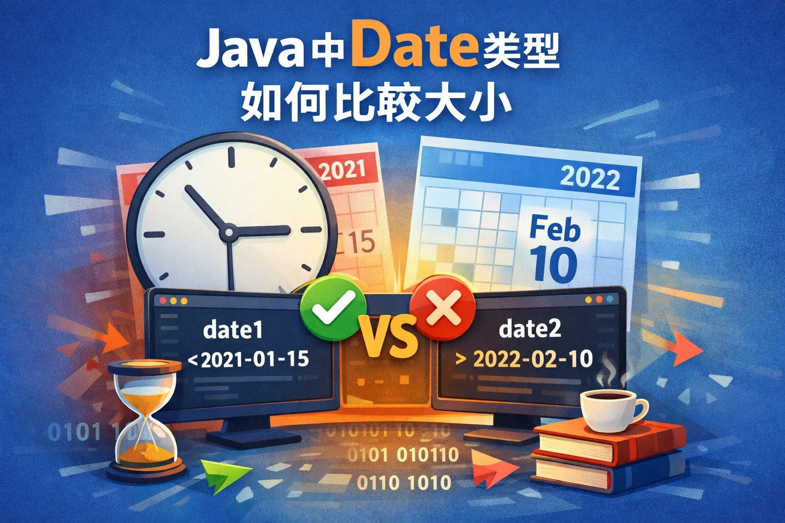 java中date类型如何比较大小