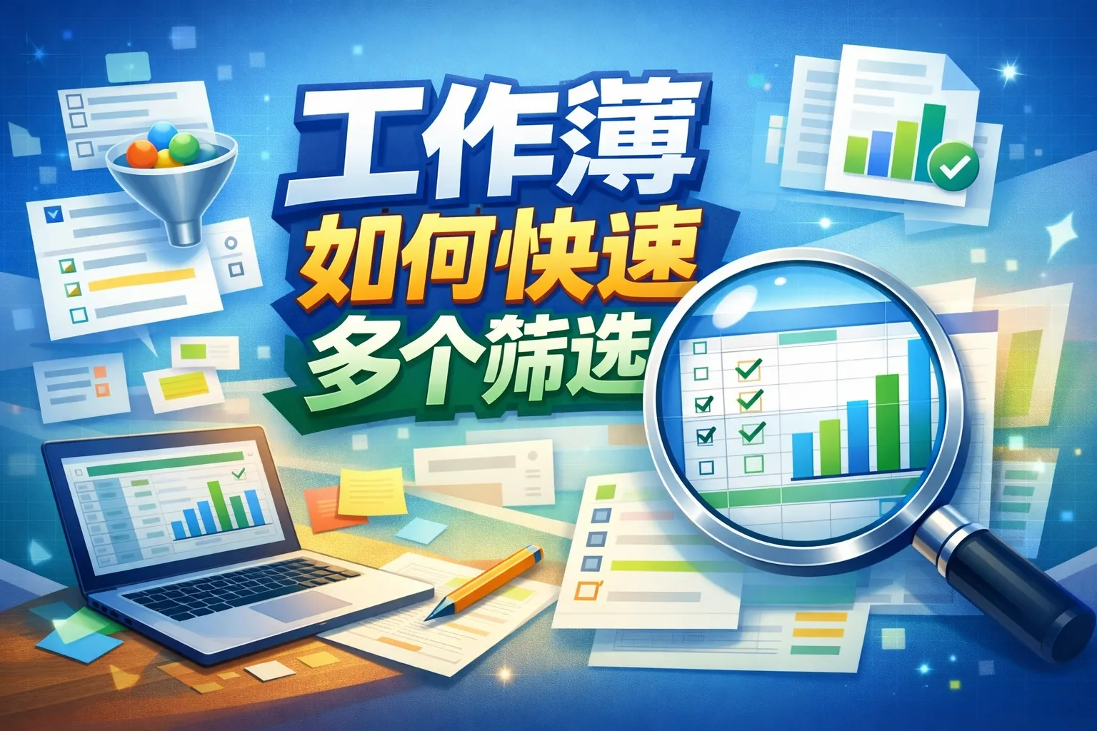 工作簿如何快速多个筛选