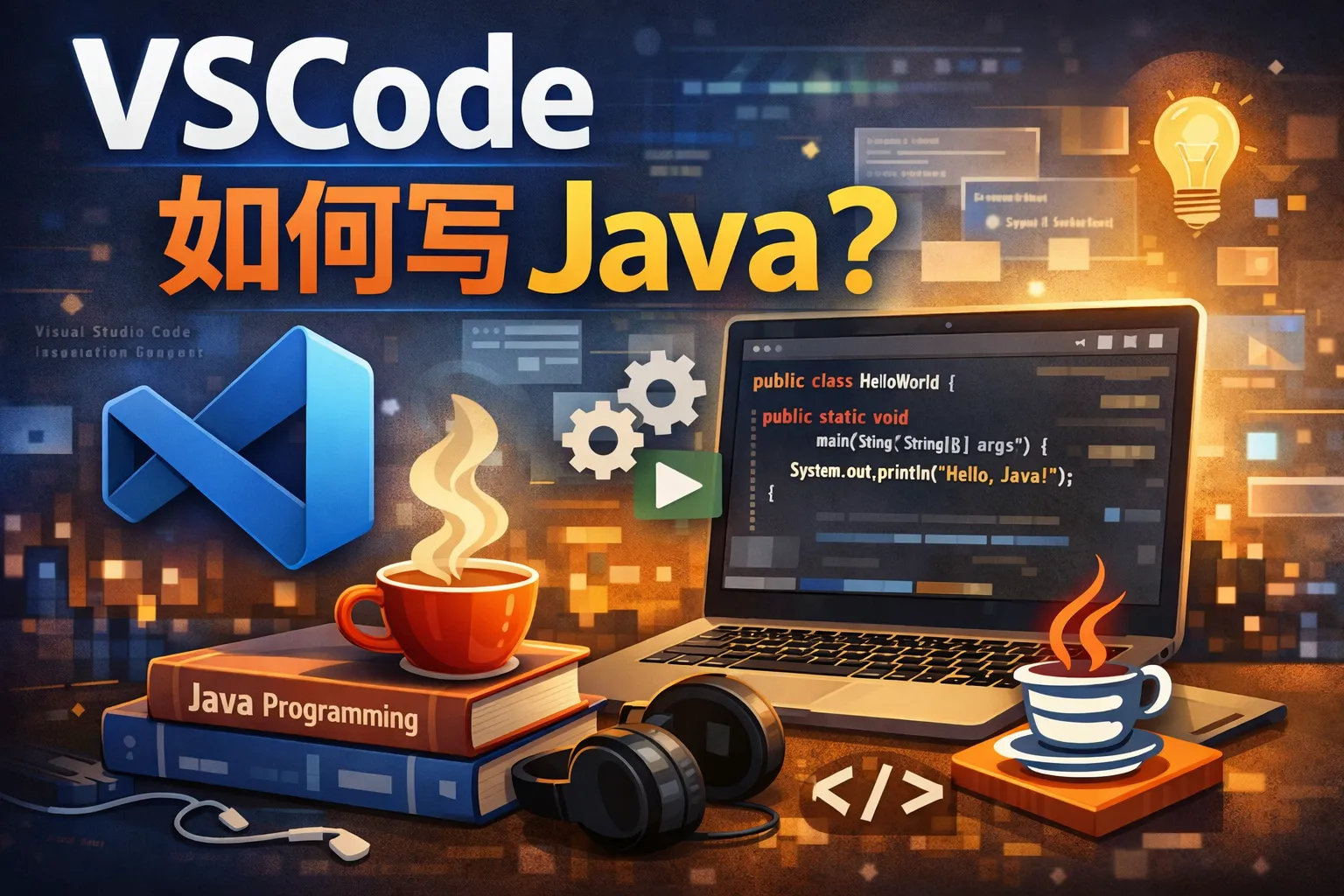 vscode如何写java