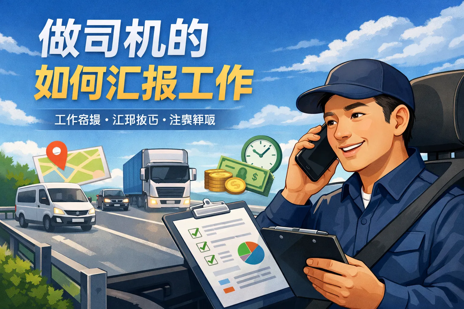 做司机的如何汇报工作