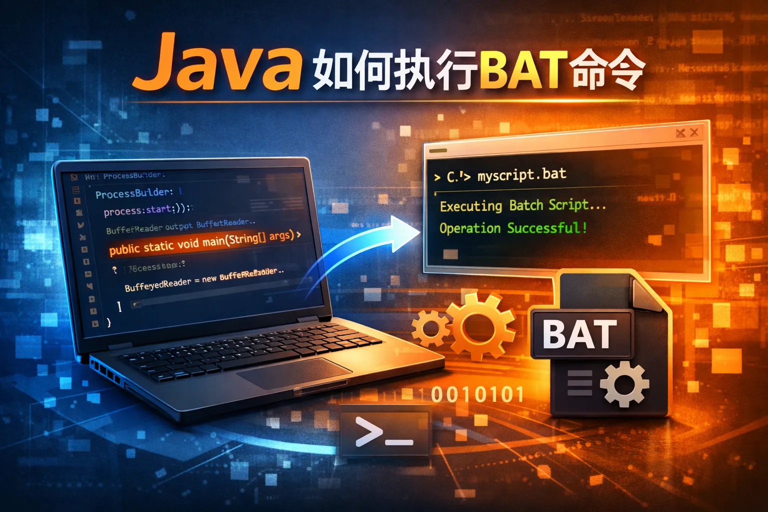 java如何执行bat命令