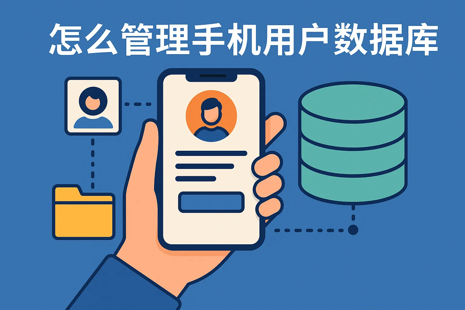 怎么管理手机用户数据库