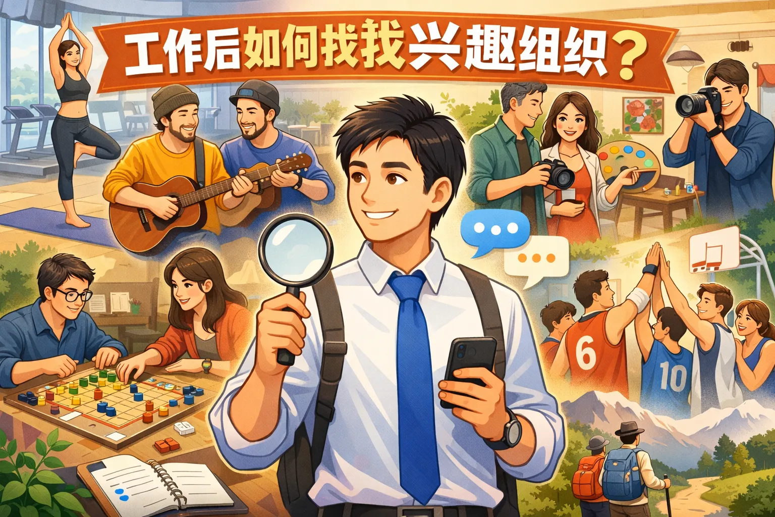 工作后如何找到兴趣组织