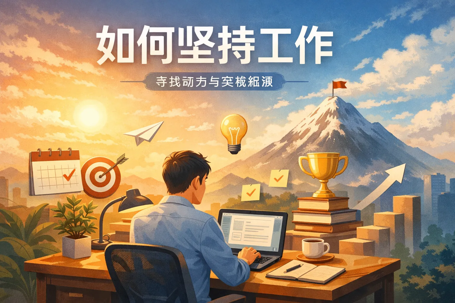 如何坚持工作的壁纸图片