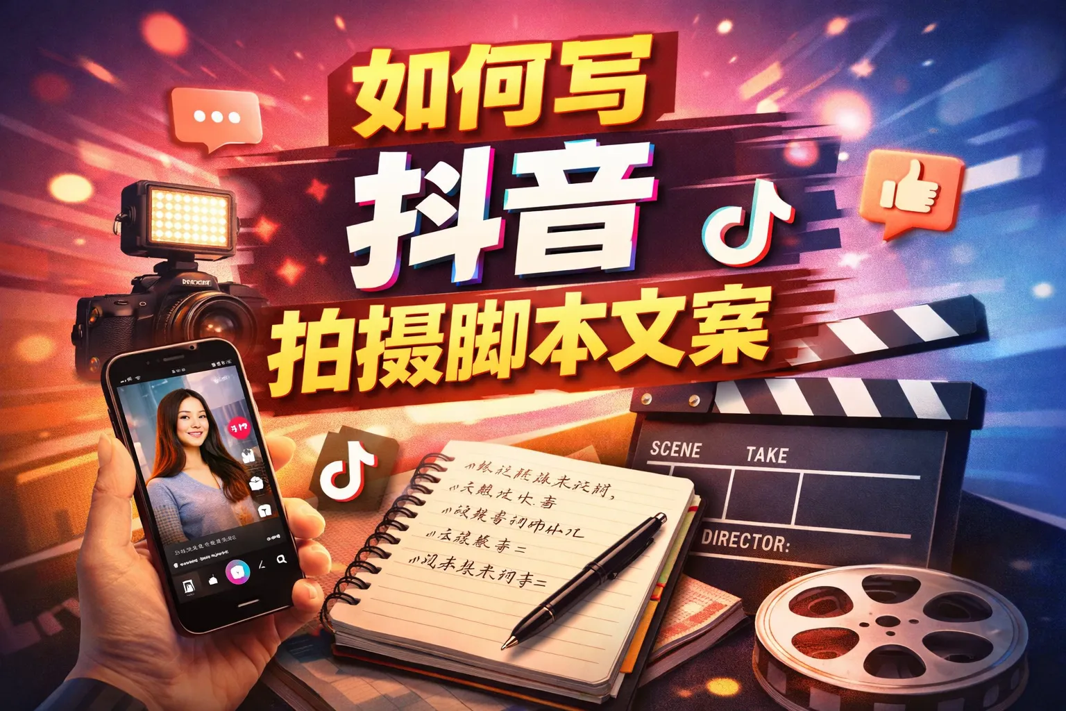 如何写抖音拍摄脚本文案