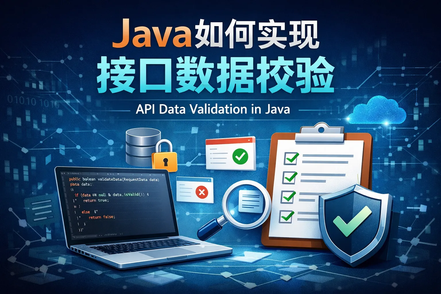 java如何实现接口数据校验