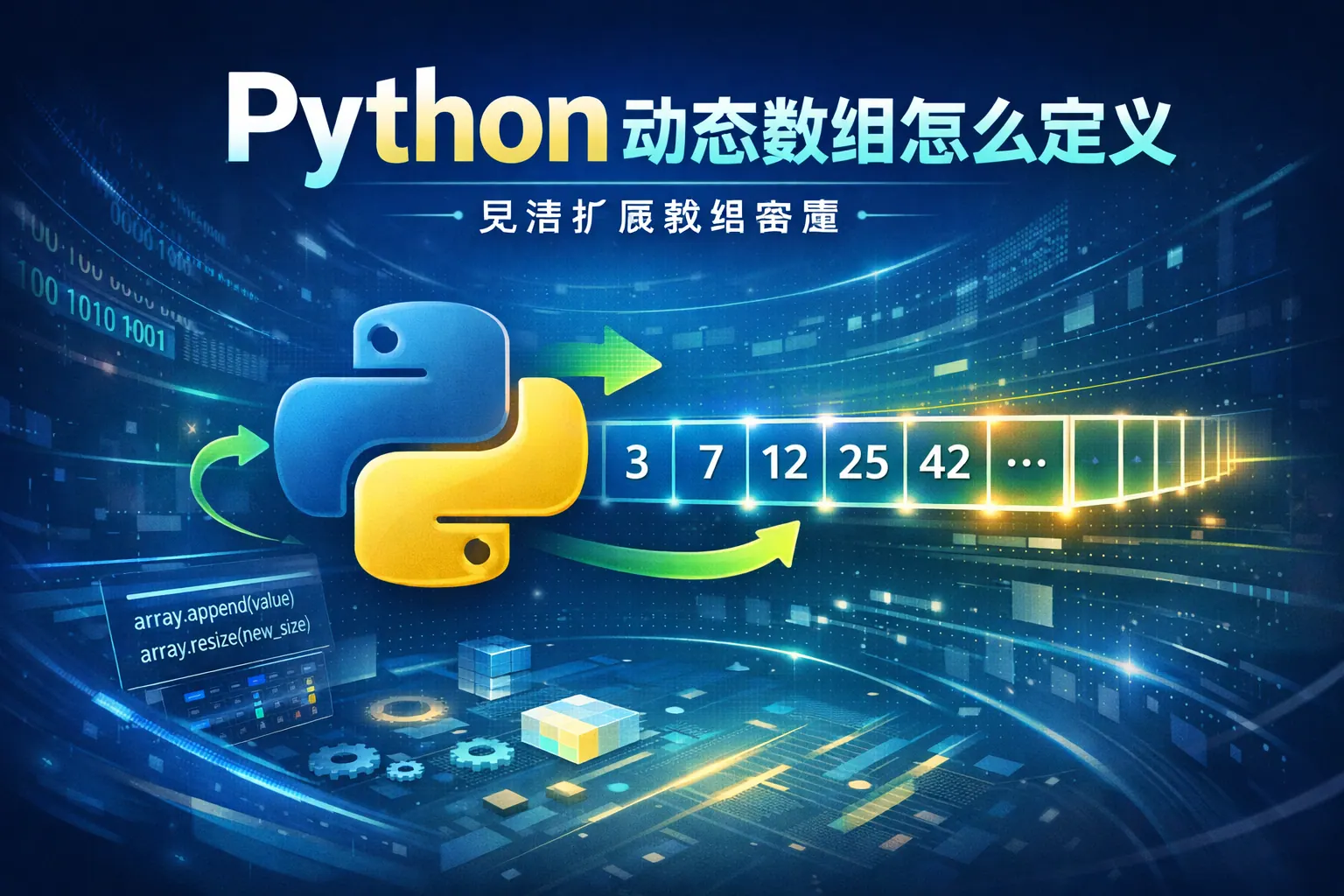 python动态数组怎么定义