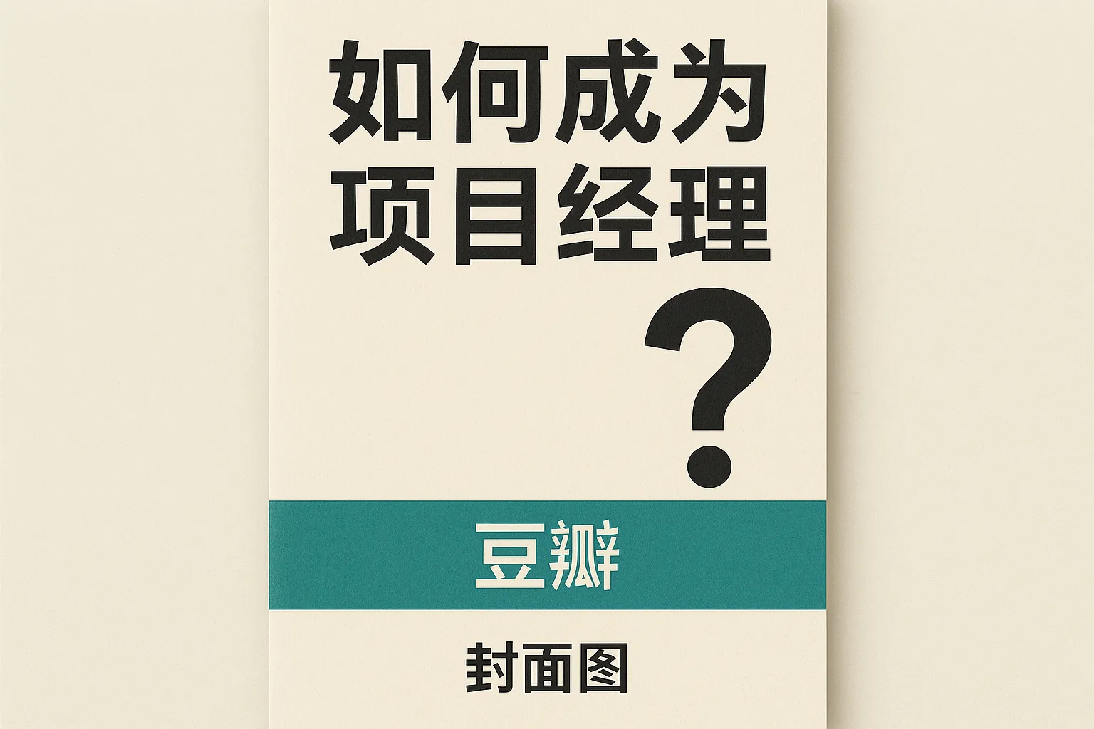 如何成为项目经理豆瓣