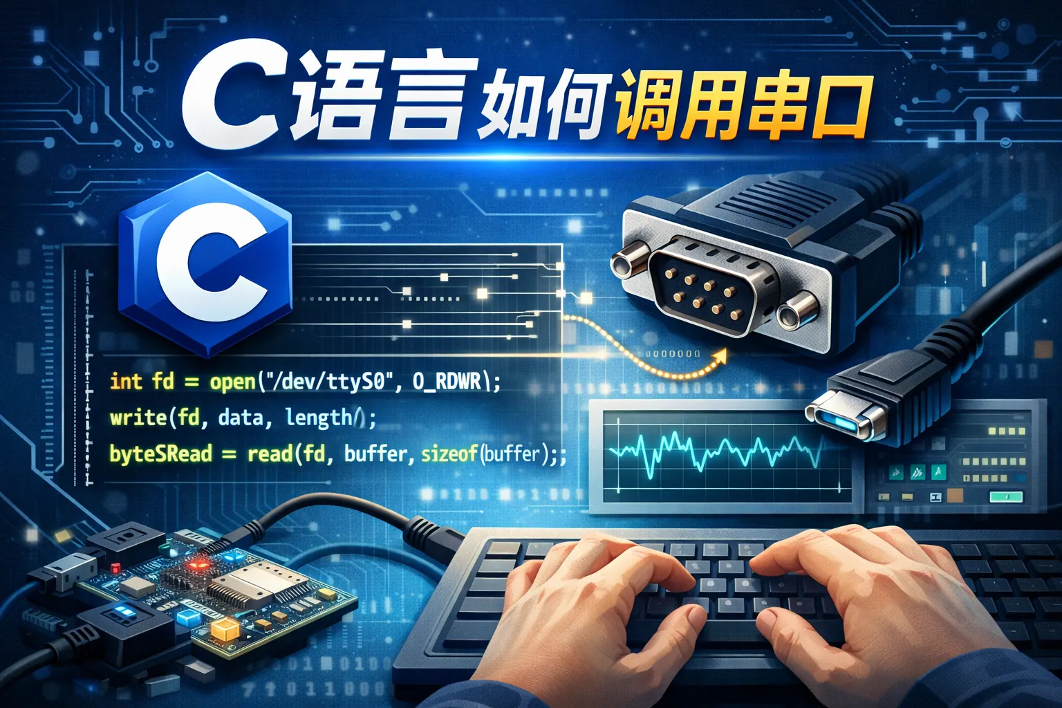 c语言如何调用串口