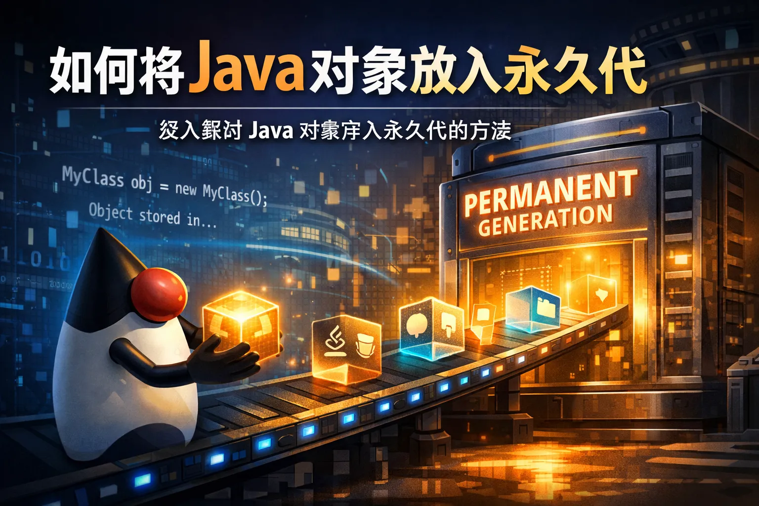 如何将java对象放入永久代