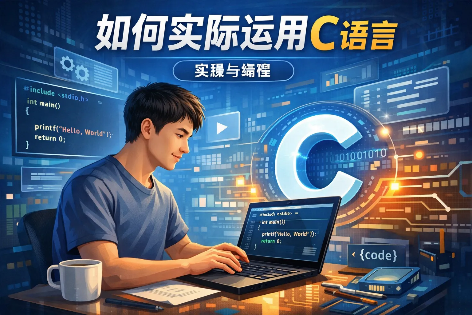 如何实际运用c语言