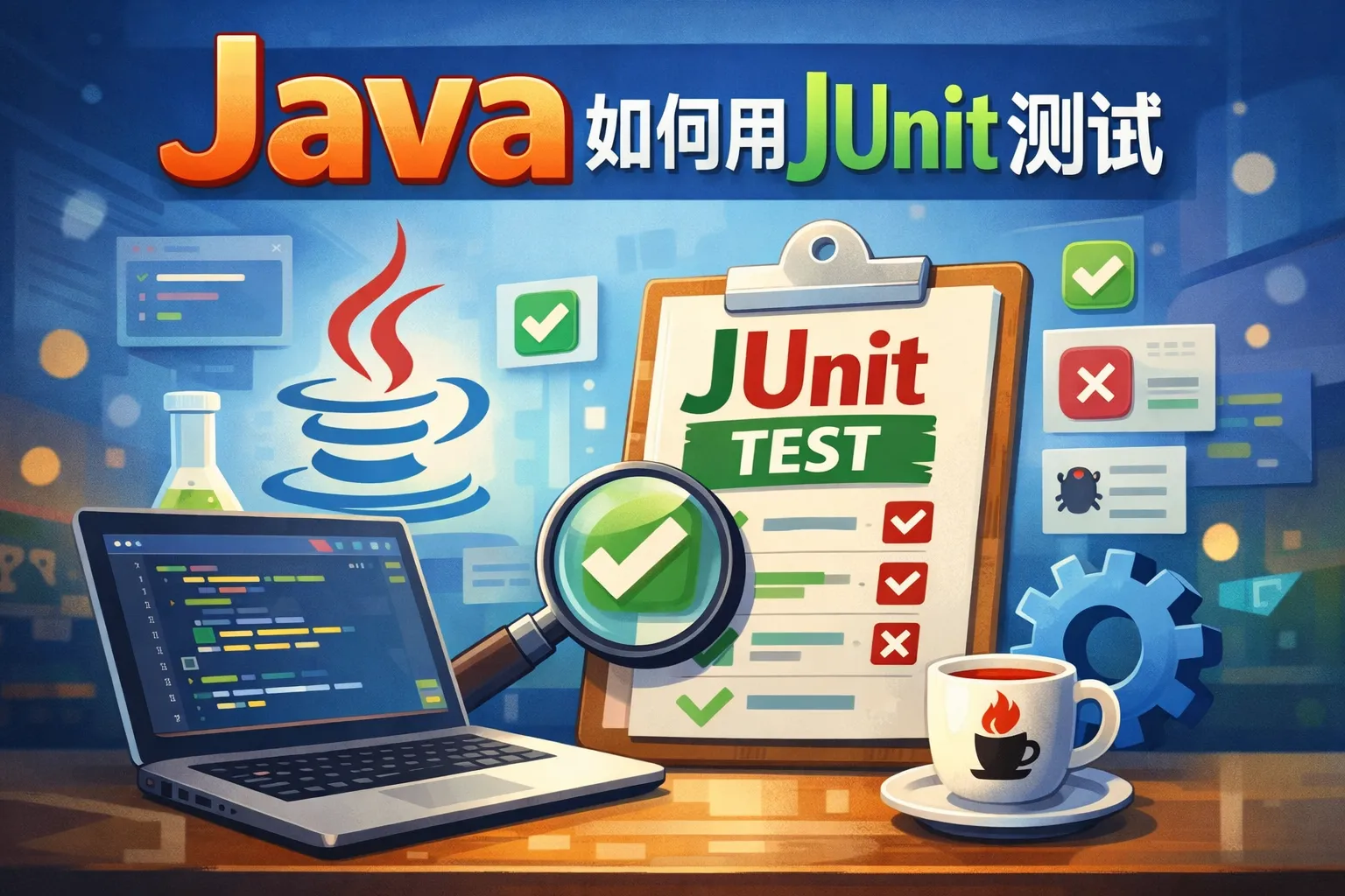 java 如何用junit测试