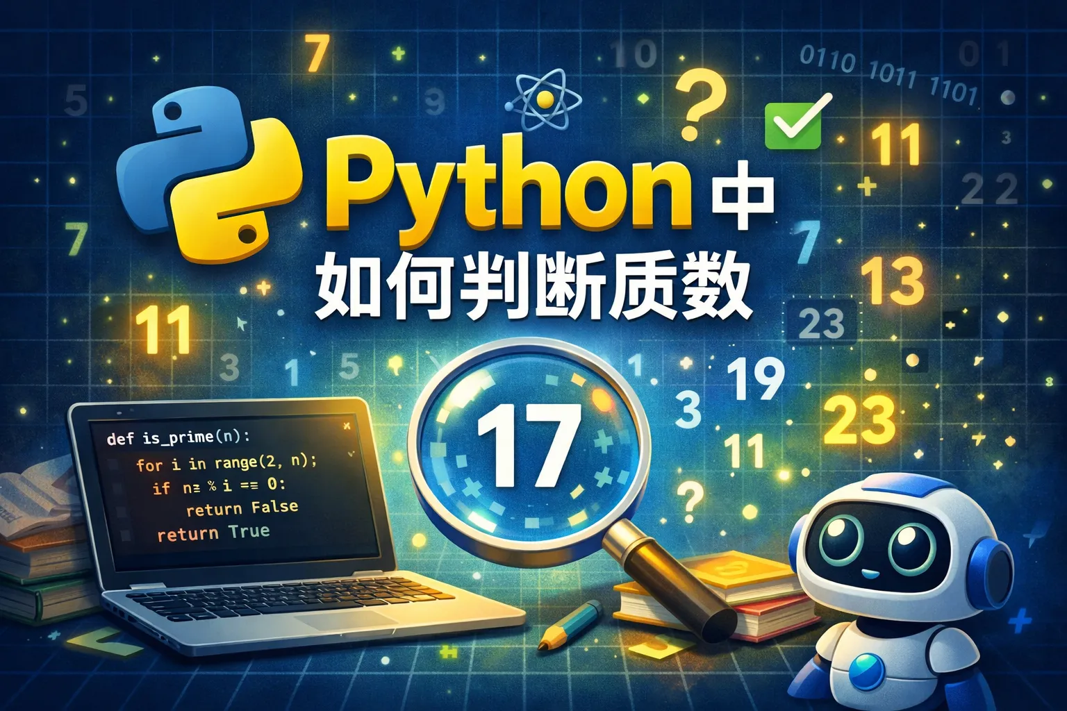 python 中如何判断质数