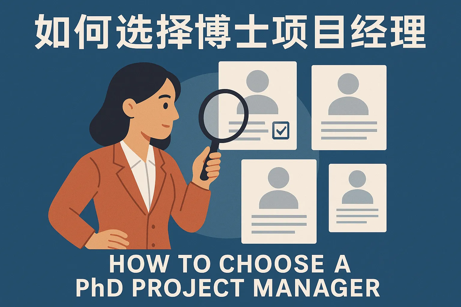 如何选择博士项目经理