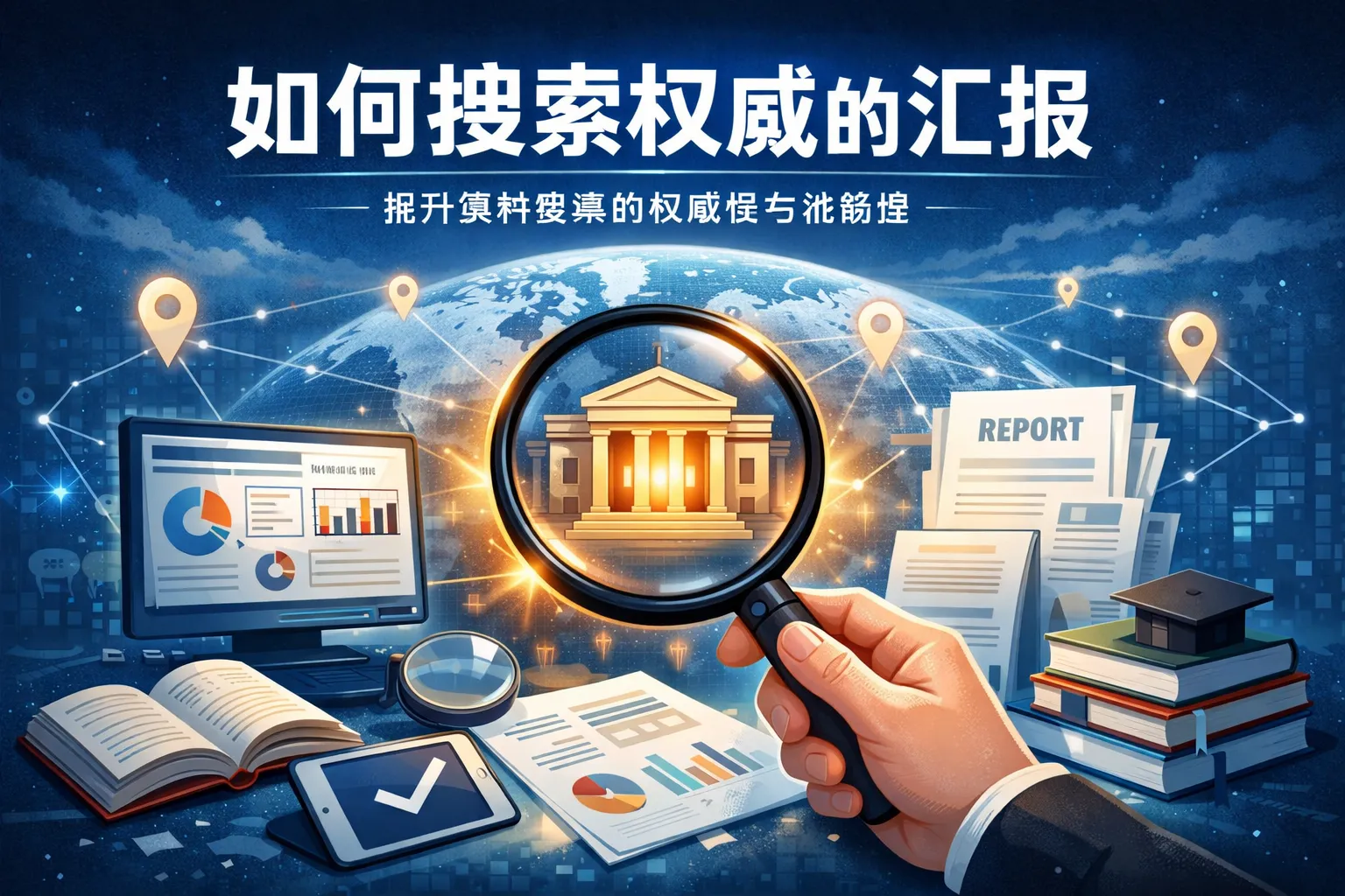 如何搜索权威的汇报