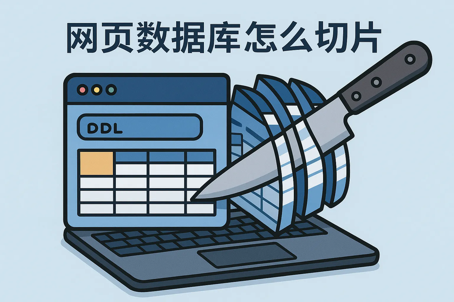 网页数据库怎么切片