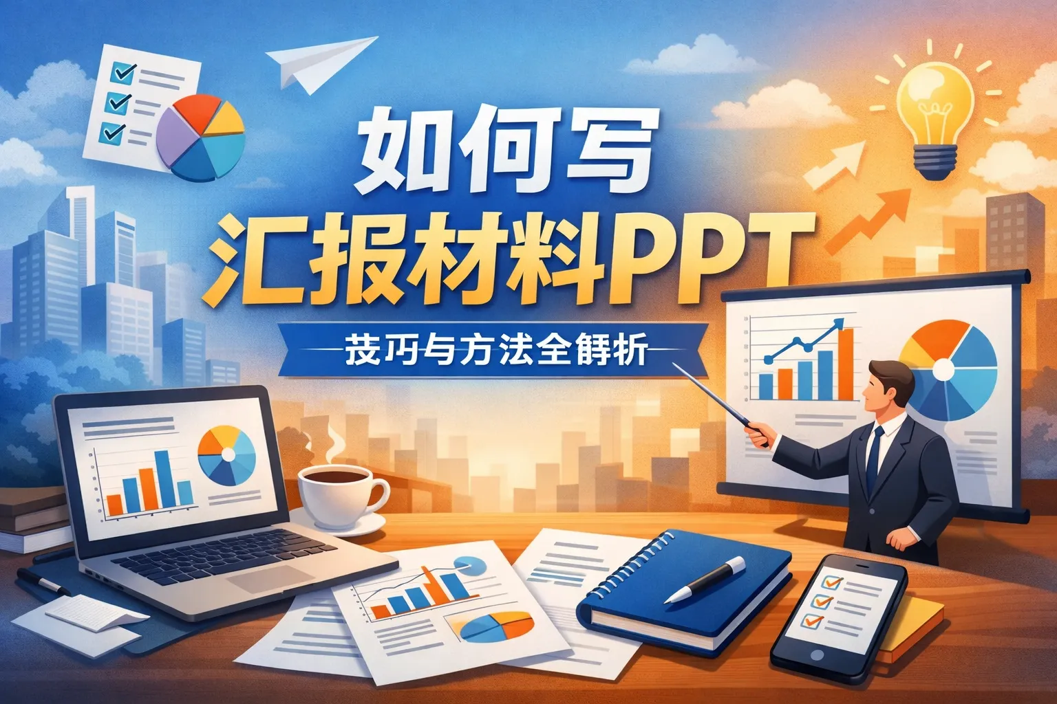 如何写汇报材料 ppt