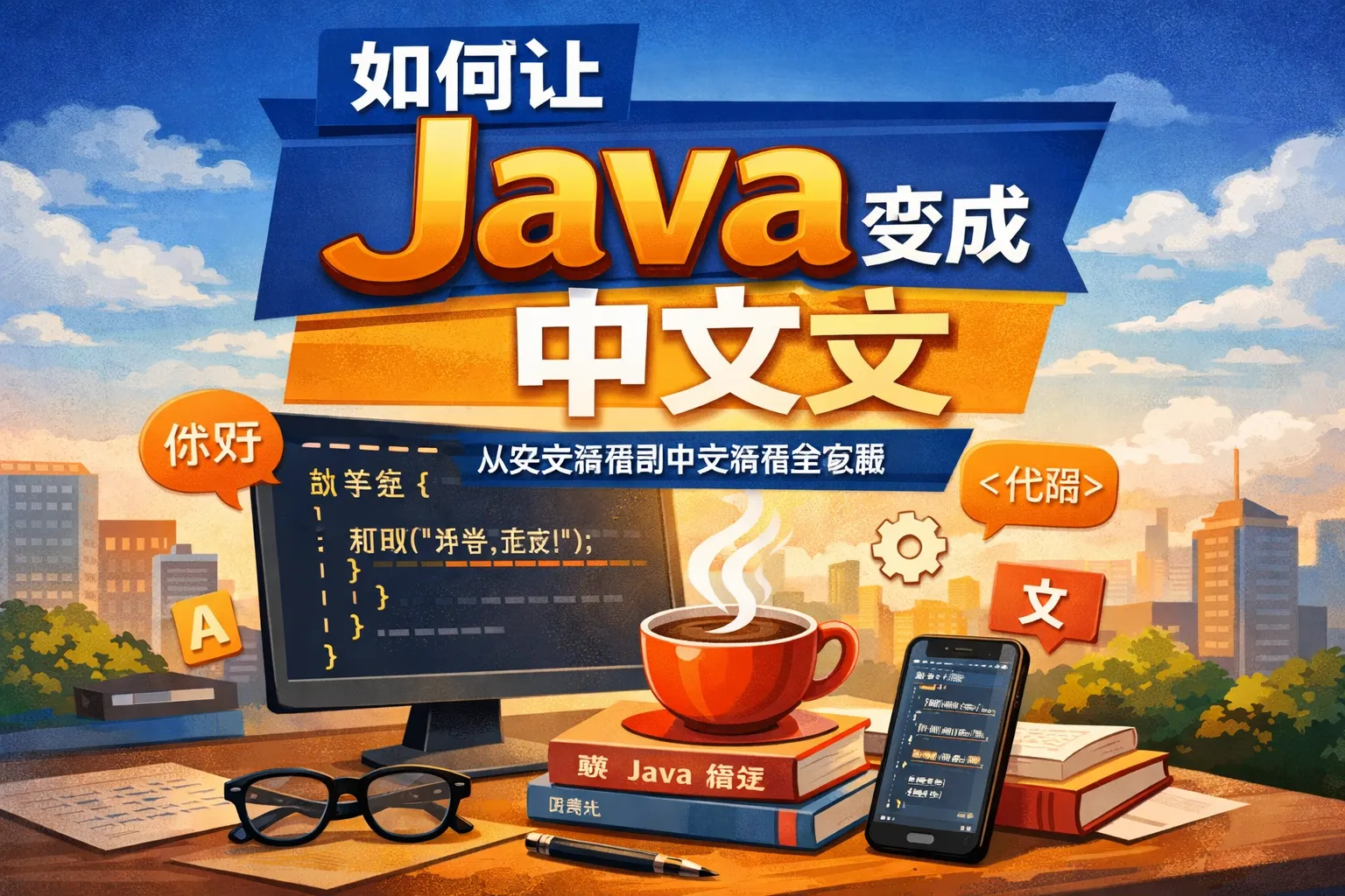 如何让java变成中文