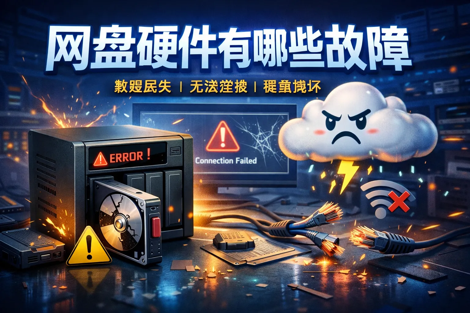 网盘硬件有哪些故障