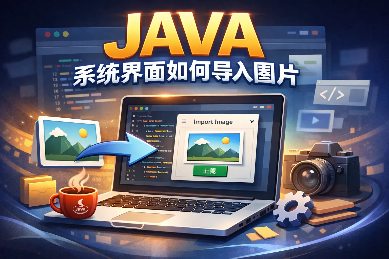 JAVA系统界面如何导入图片