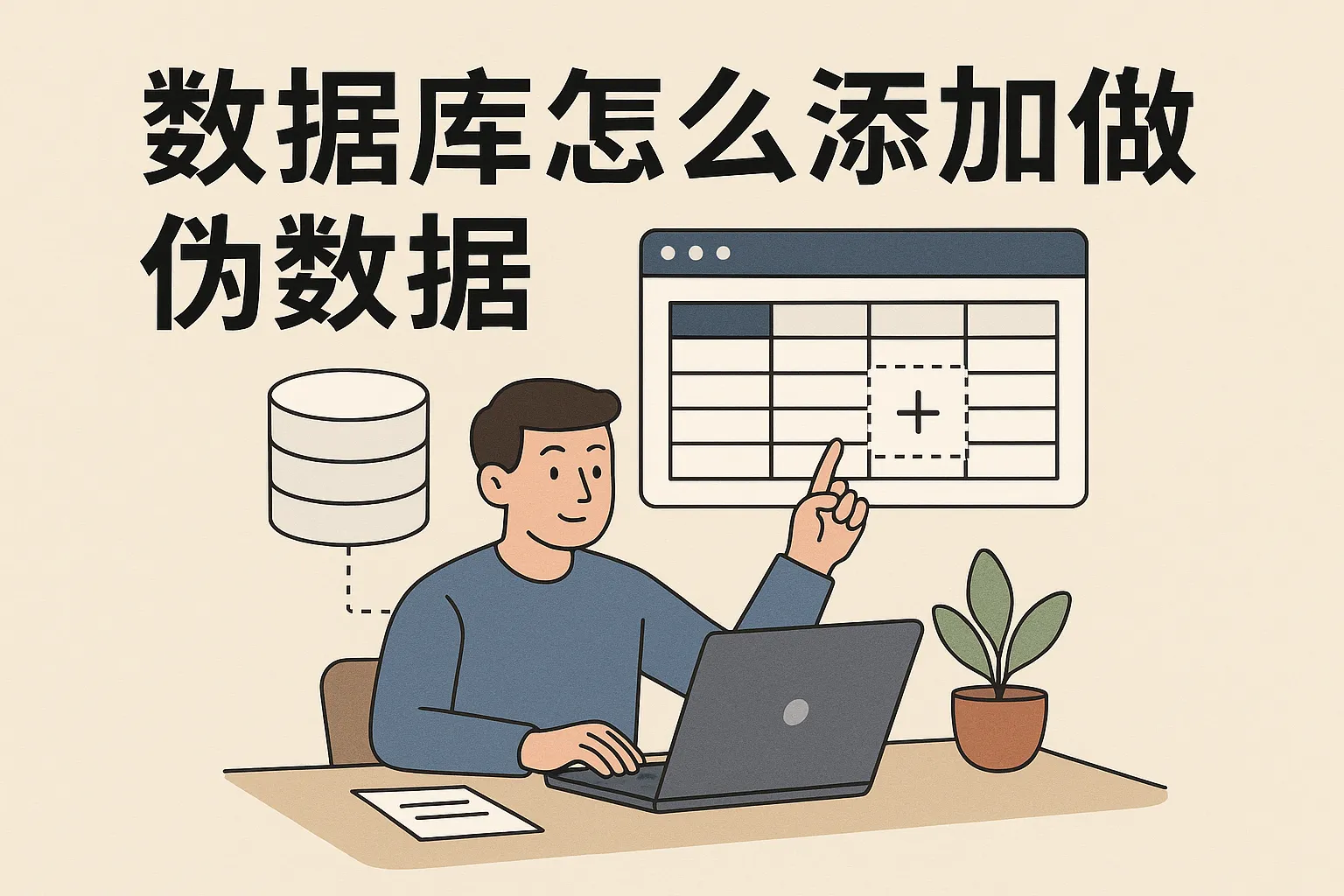 数据库怎么添加伪数据
