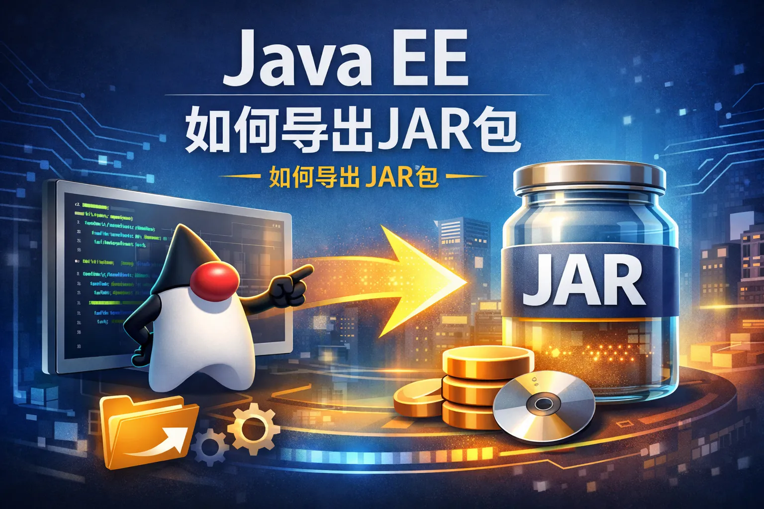 java ee如何导出jar包