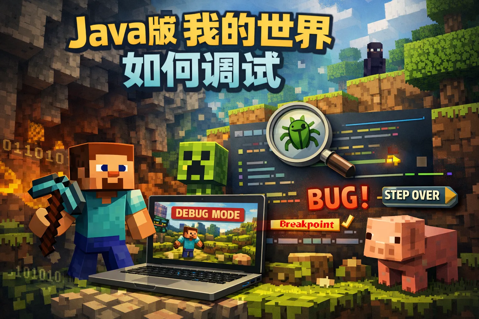 java版我的世界如何调试