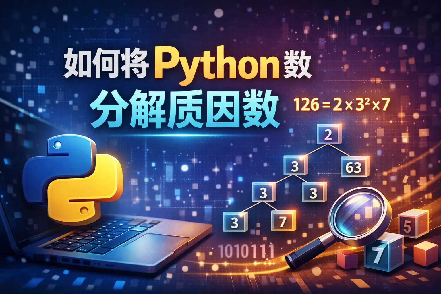 如何将python数分解质因数