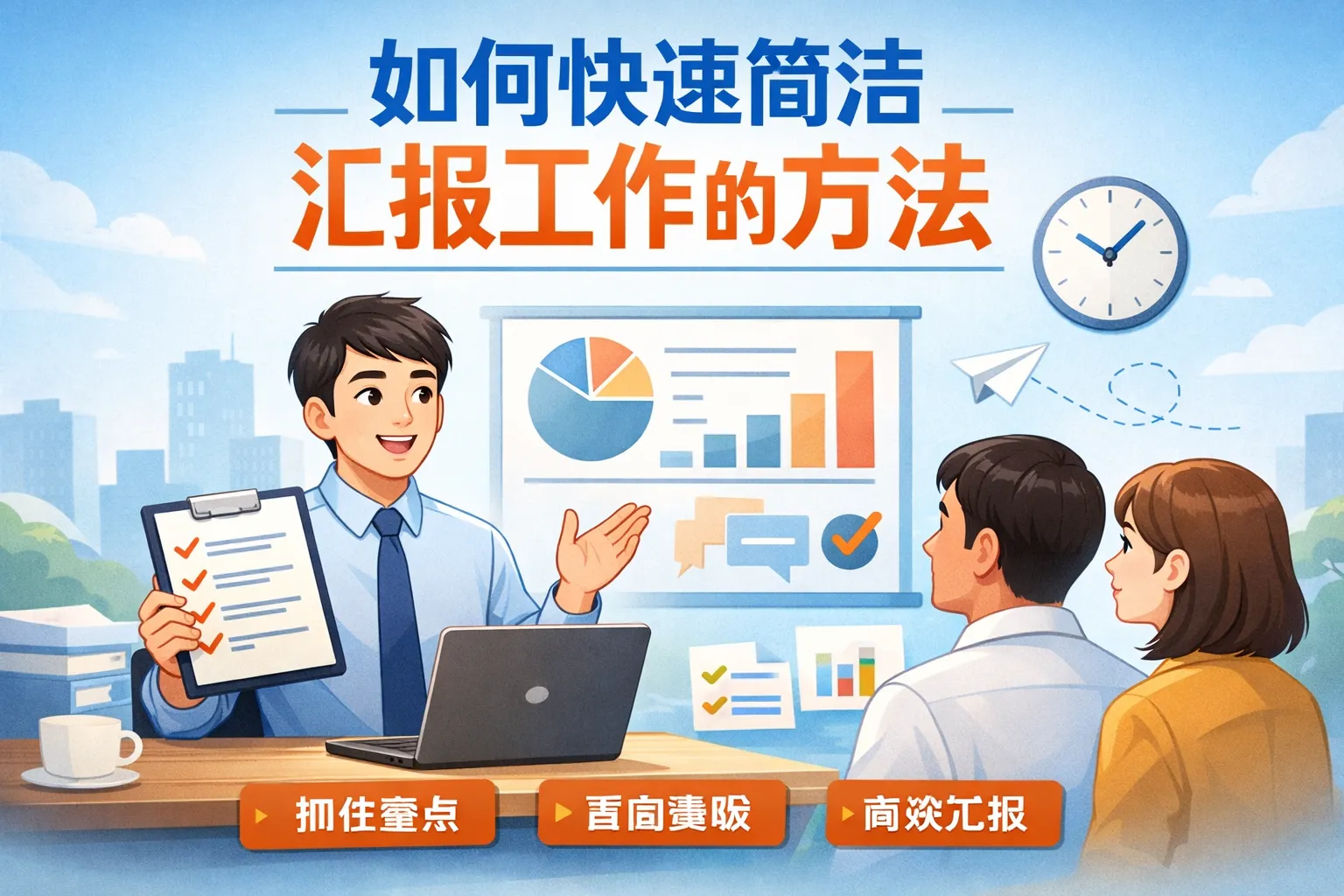 如何快速简洁汇报工作的方法